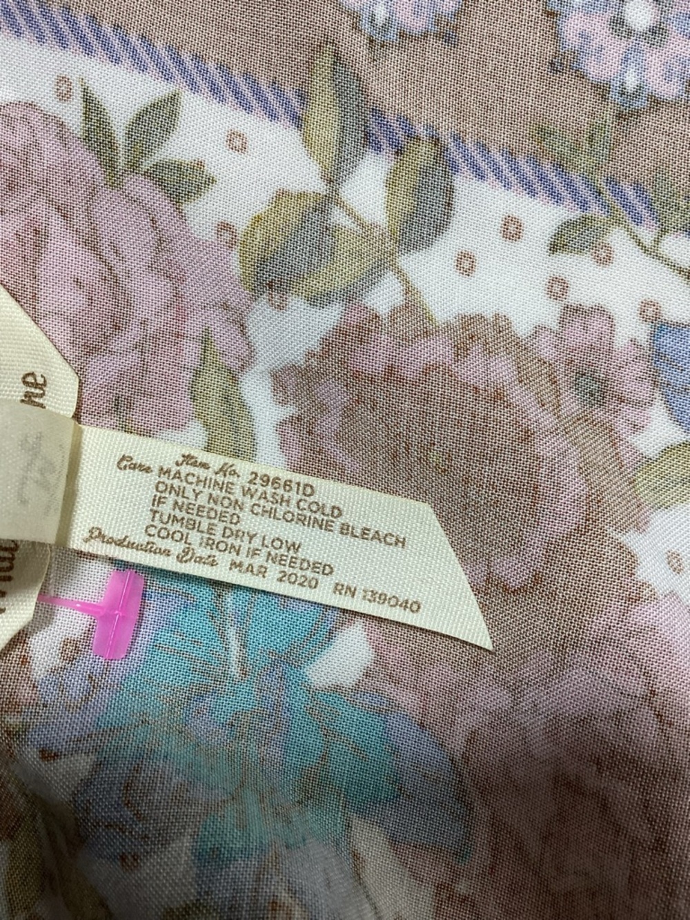 Matilda Jane Just For a Moment Floral V-Neck Midi Dress in Pink, Brown and Teal - Picture 8 of 12